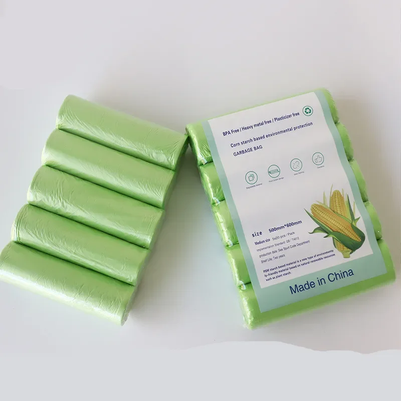 Biodegradable Bin Liner - 100 Stück Biologisch Abbaubare Müllbeutel, Klassifizierte